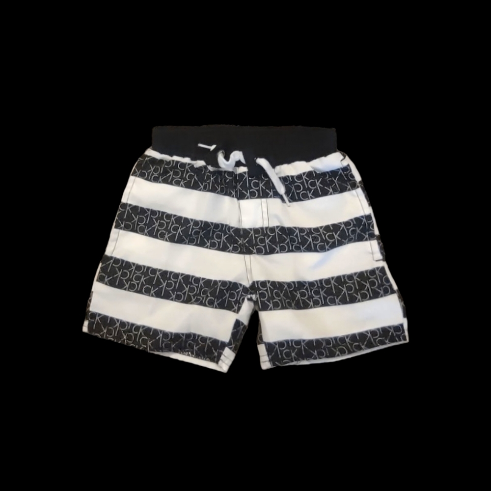 Calvin Klein Black/White Swimming Shorts Size 12M